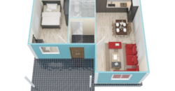 STEEL HOUSE FARKIYLA EV SAHİBİ OLMAK İSTEYENLER PREFABRİK EV 49 m2