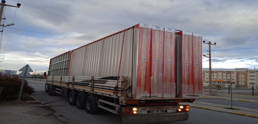 3*7 YAŞAM EV KONTEYNERİ AKSARAY FABRİKAMIZDAN TIR BAZLI 10 ADET